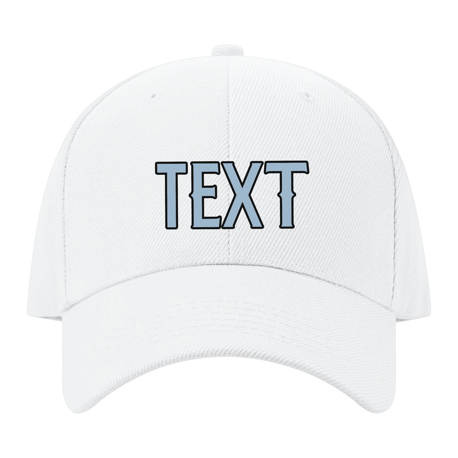 Custom White Dark Grey Hat 02B21708