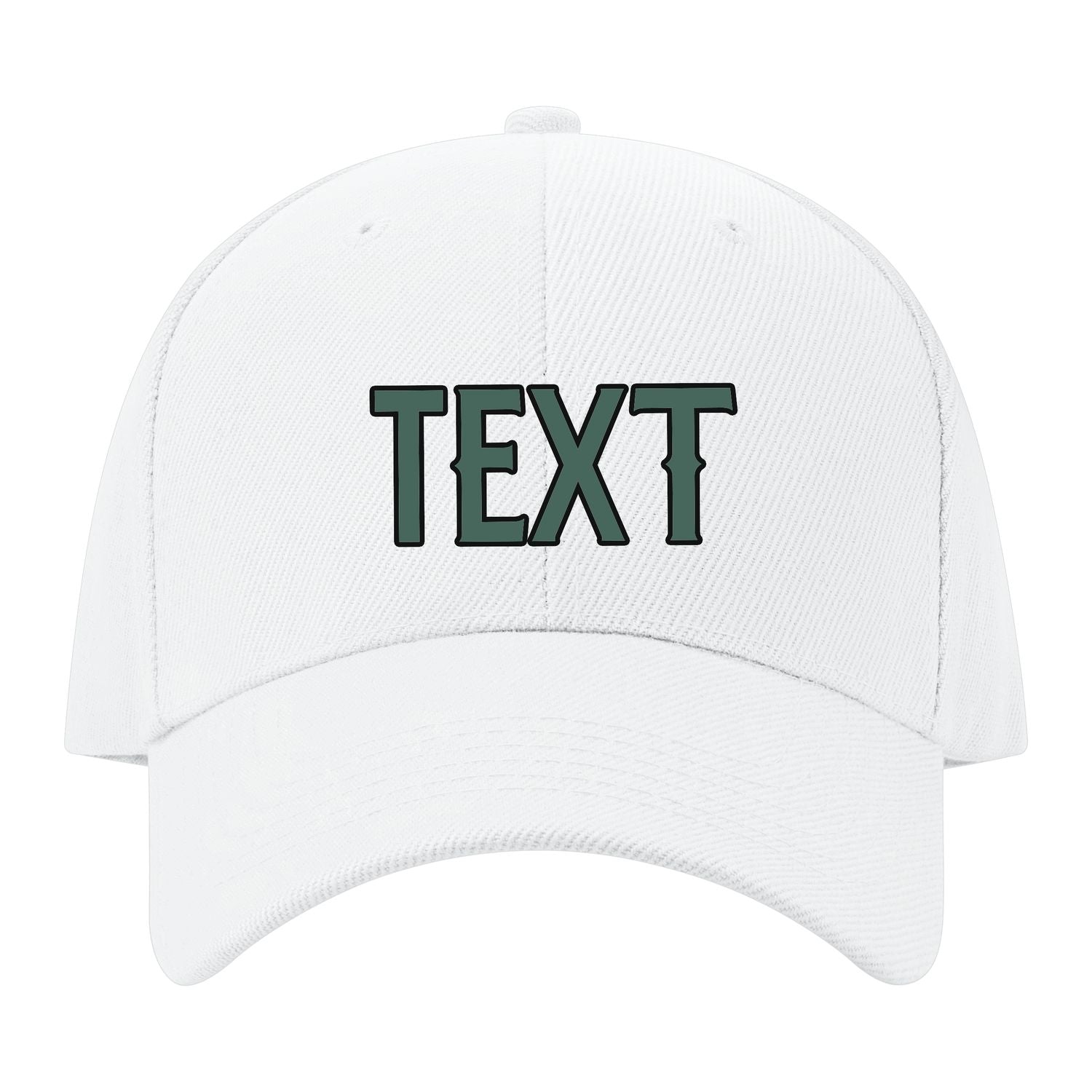 Custom White Slate Gray Hat 02B21727