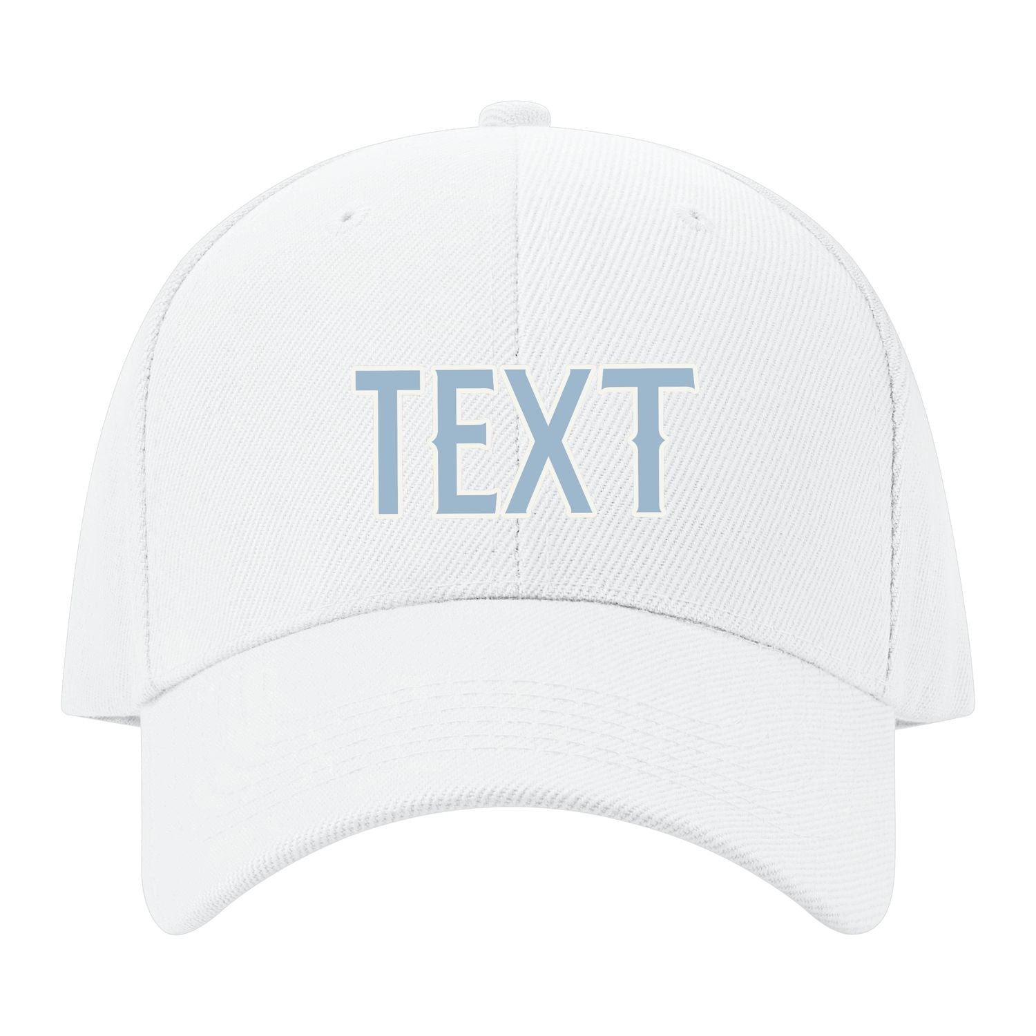 Custom White Dark Grey Hat 02B21808