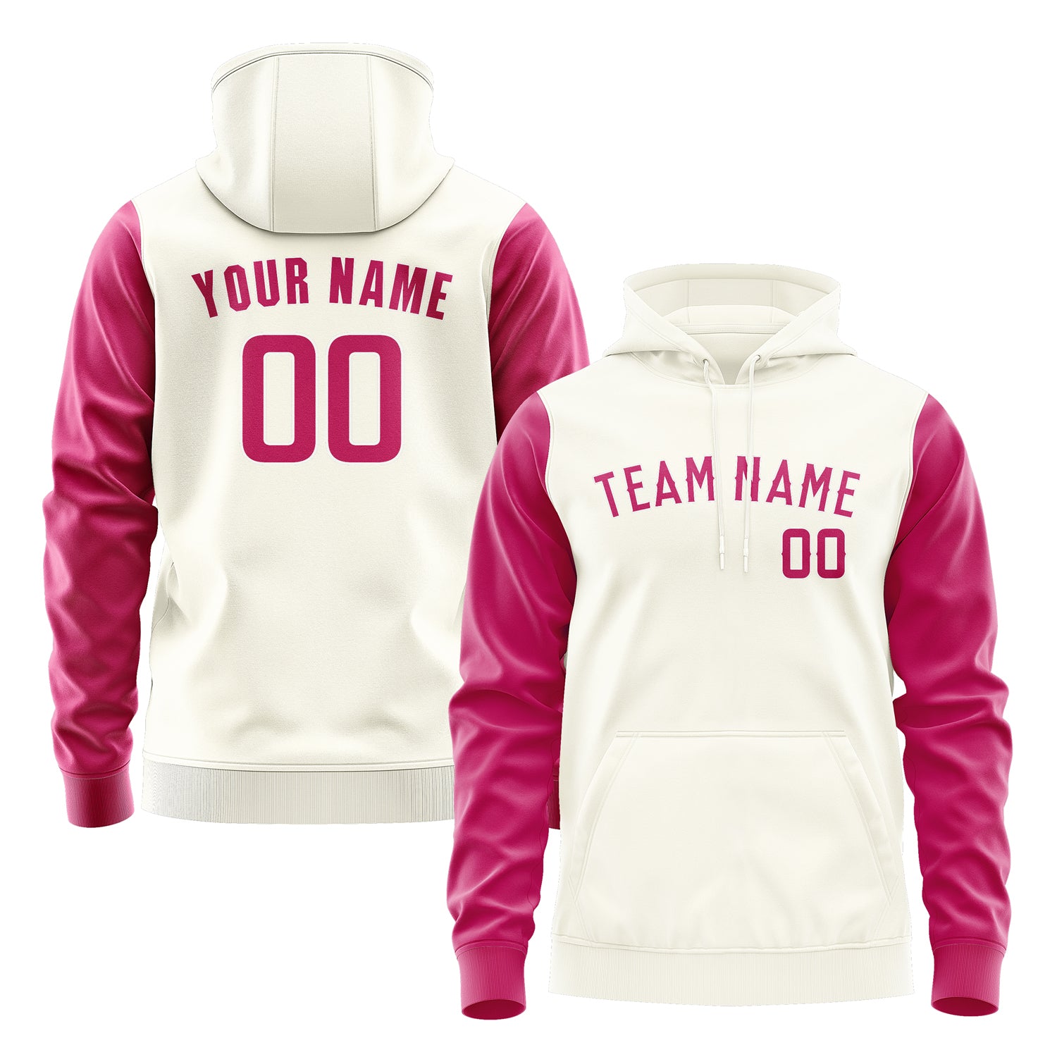 Custom Cream Pink Hoodie 0303131303B31813