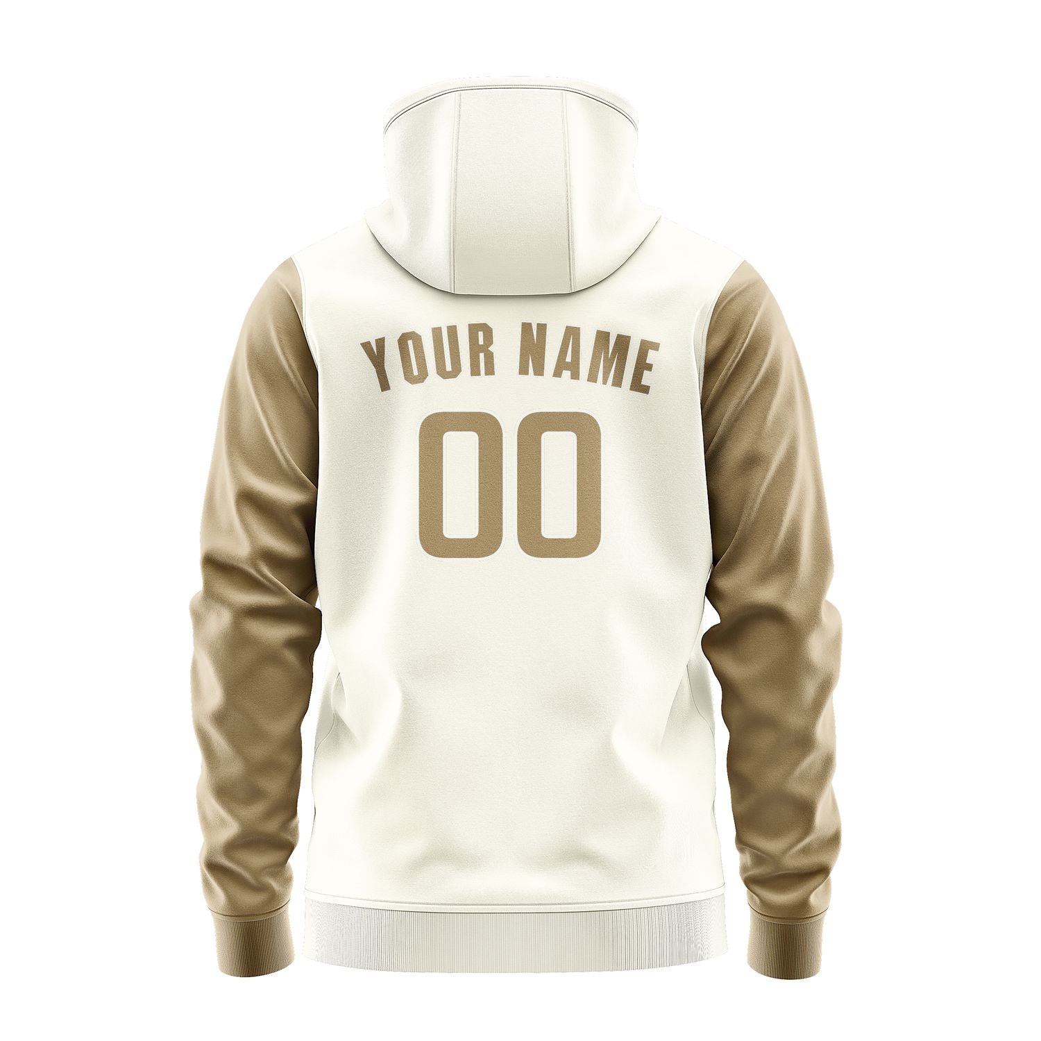 Custom Cream Light Khaki Hoodie 0303252503B31825