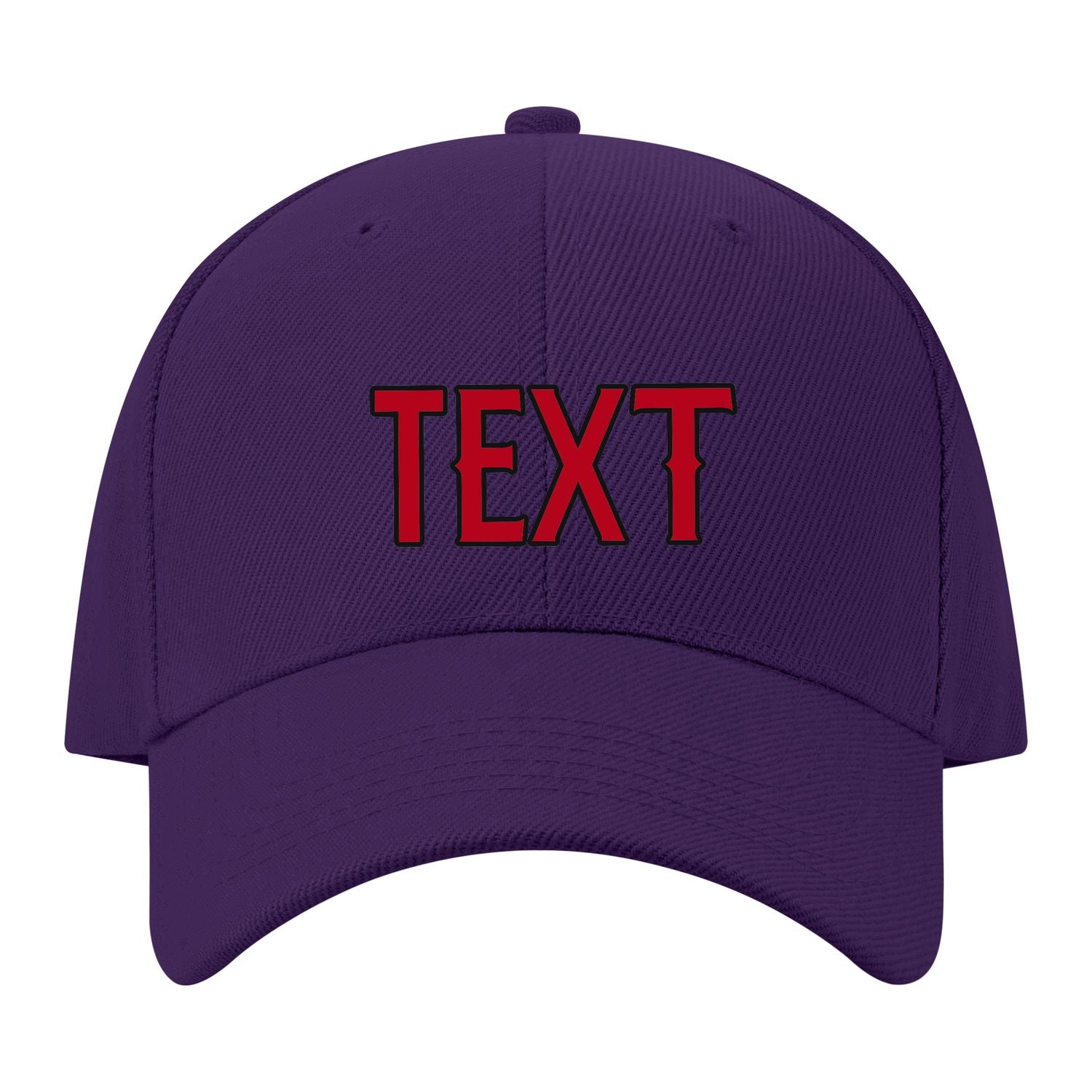 Custom Light Purple Crimson Red Hat 03B21714