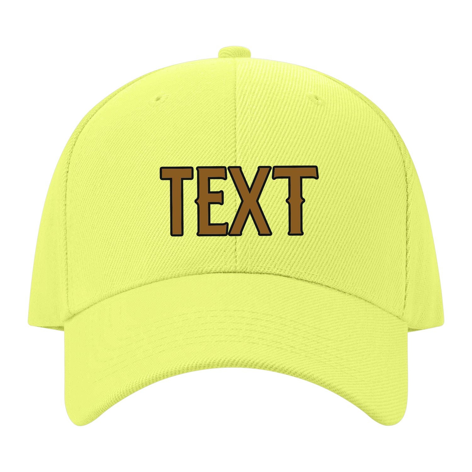 Custom Light Green Dark Green Hat 04B21722