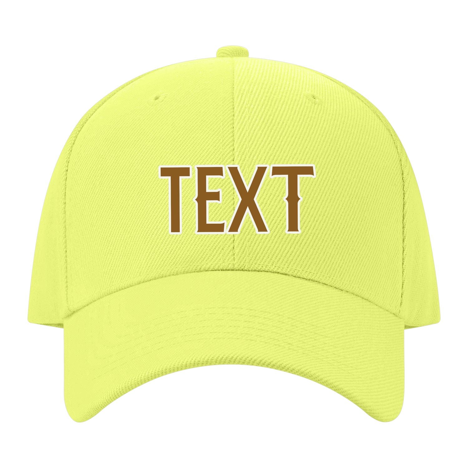 Custom Light Green Dark Green Hat 04B21822