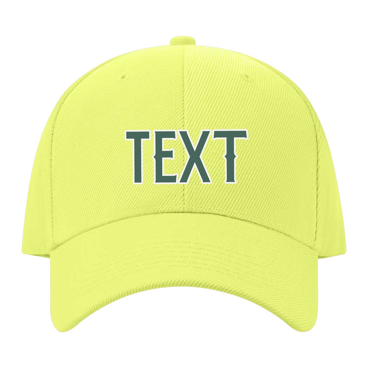 Custom Light Green Slate Gray Hat 04B21827