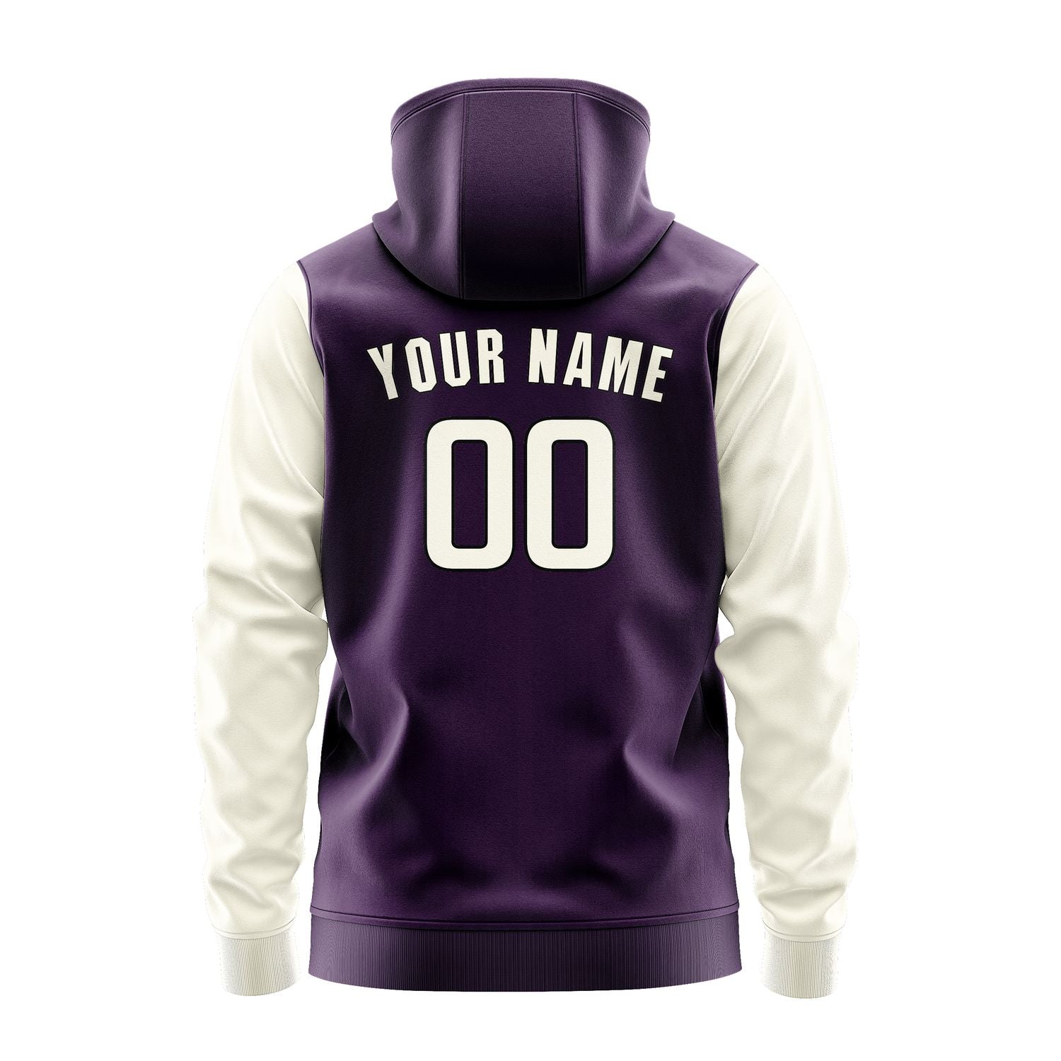 Custom Purple Cream Hoodie 0707030307B31703
