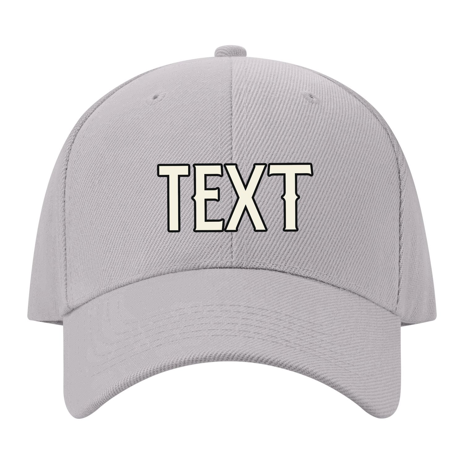 Custom Gray Light Purple Hat 07B21703