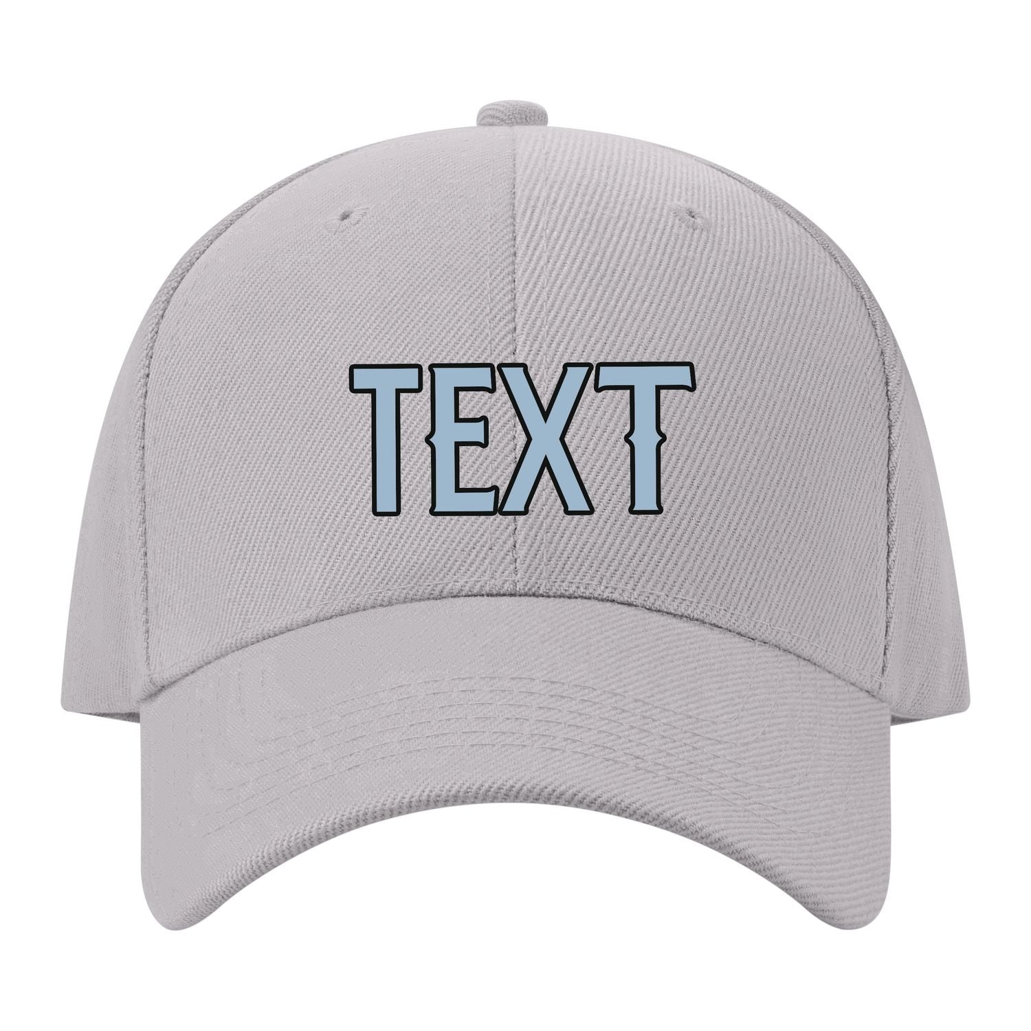 Custom Gray Dark Grey Hat 07B21708