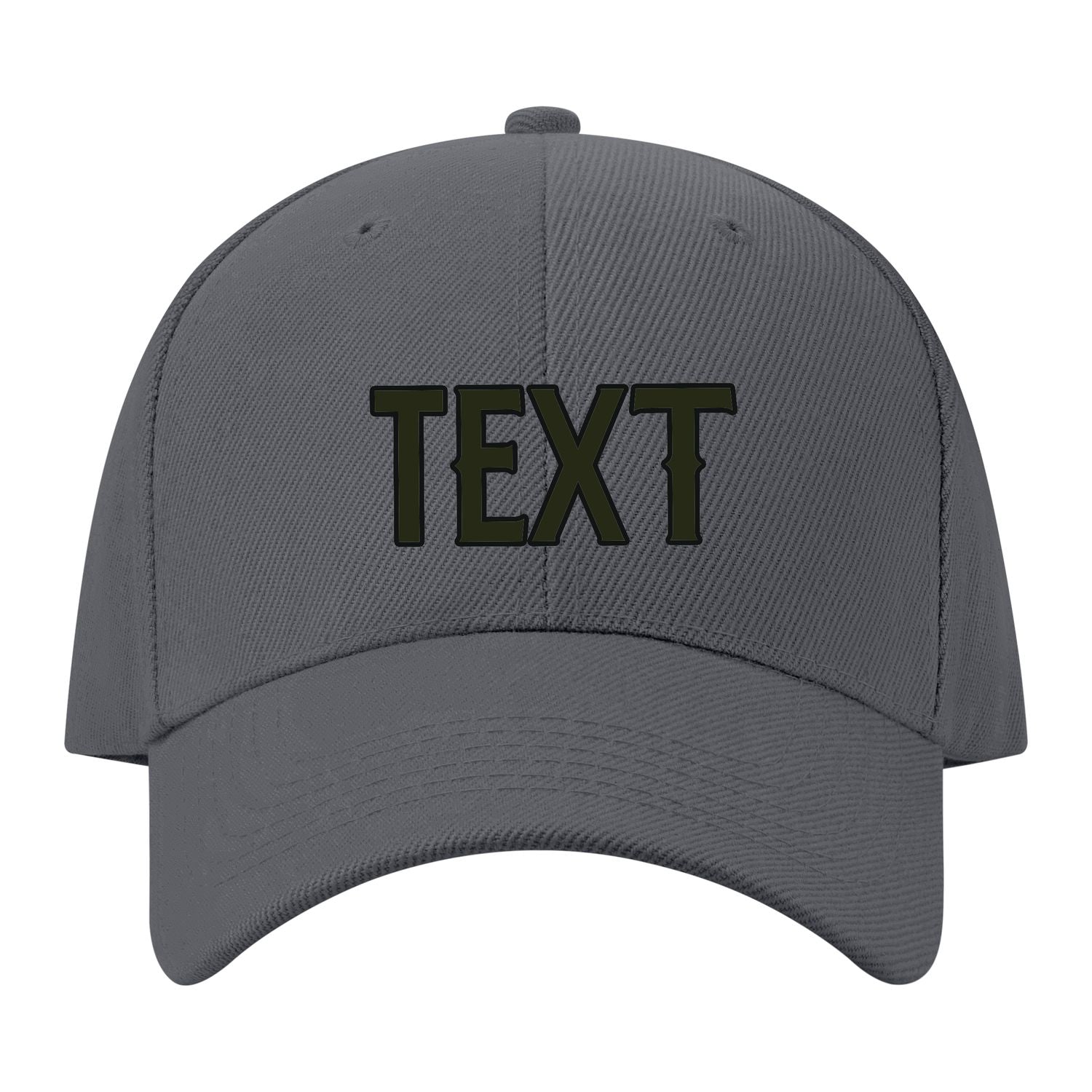 Custom Dark Grey White Hat 08B21702