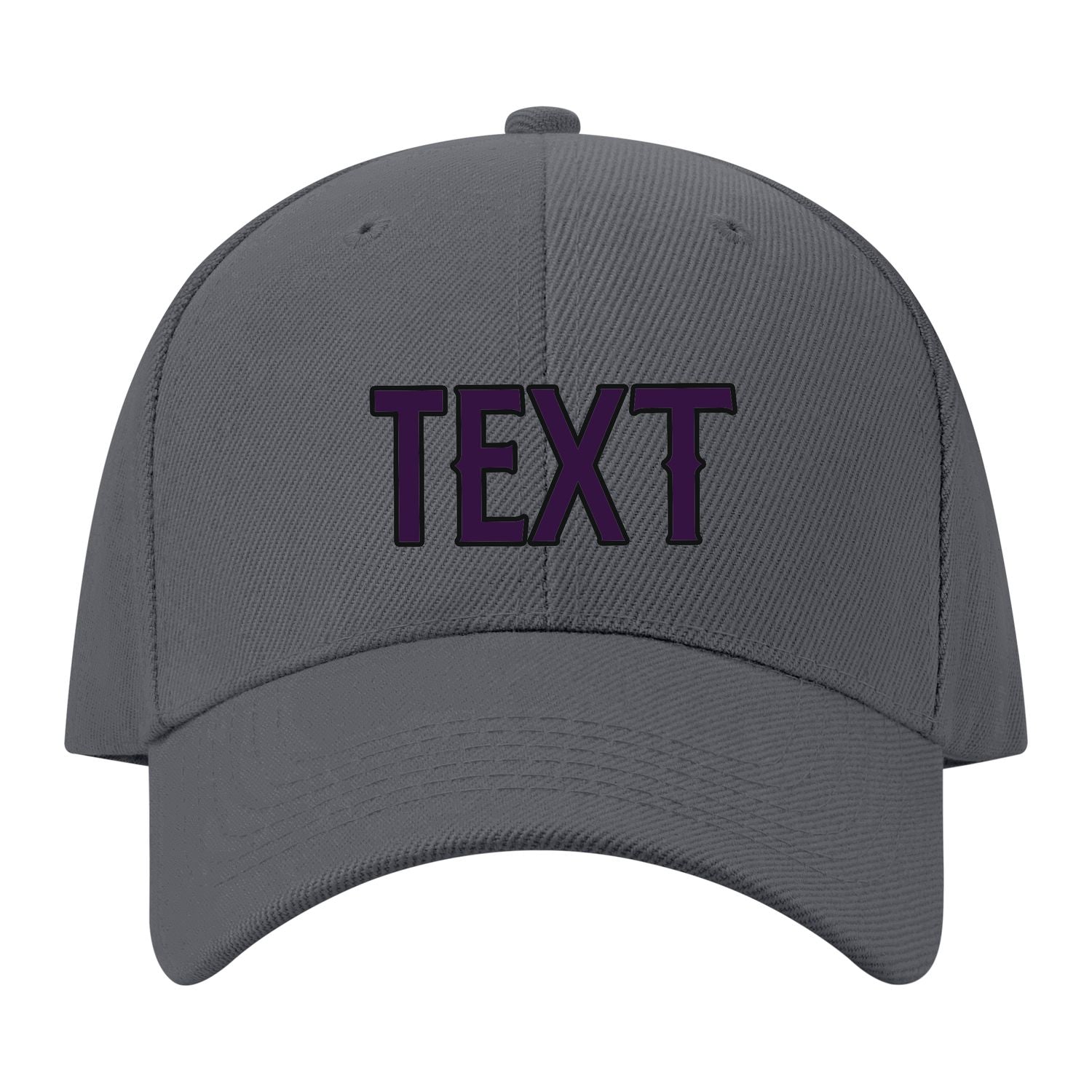 Custom Dark Grey Gray Hat 08B21707