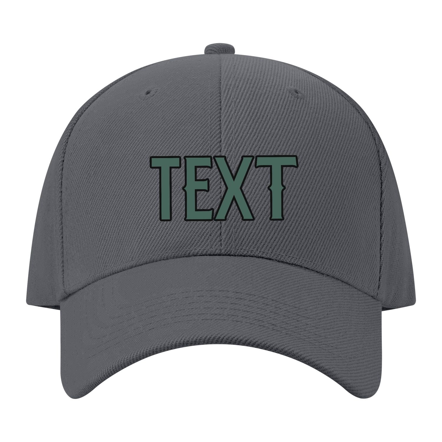 Custom Dark Grey Slate Gray Hat 08B21727