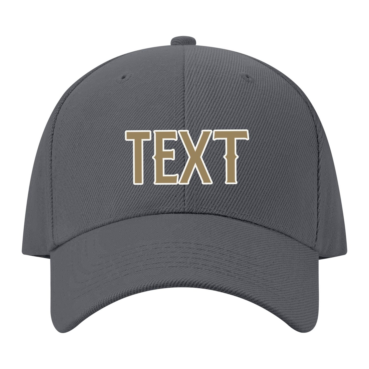 Custom Dark Grey Goldenrod Hat 08B21825
