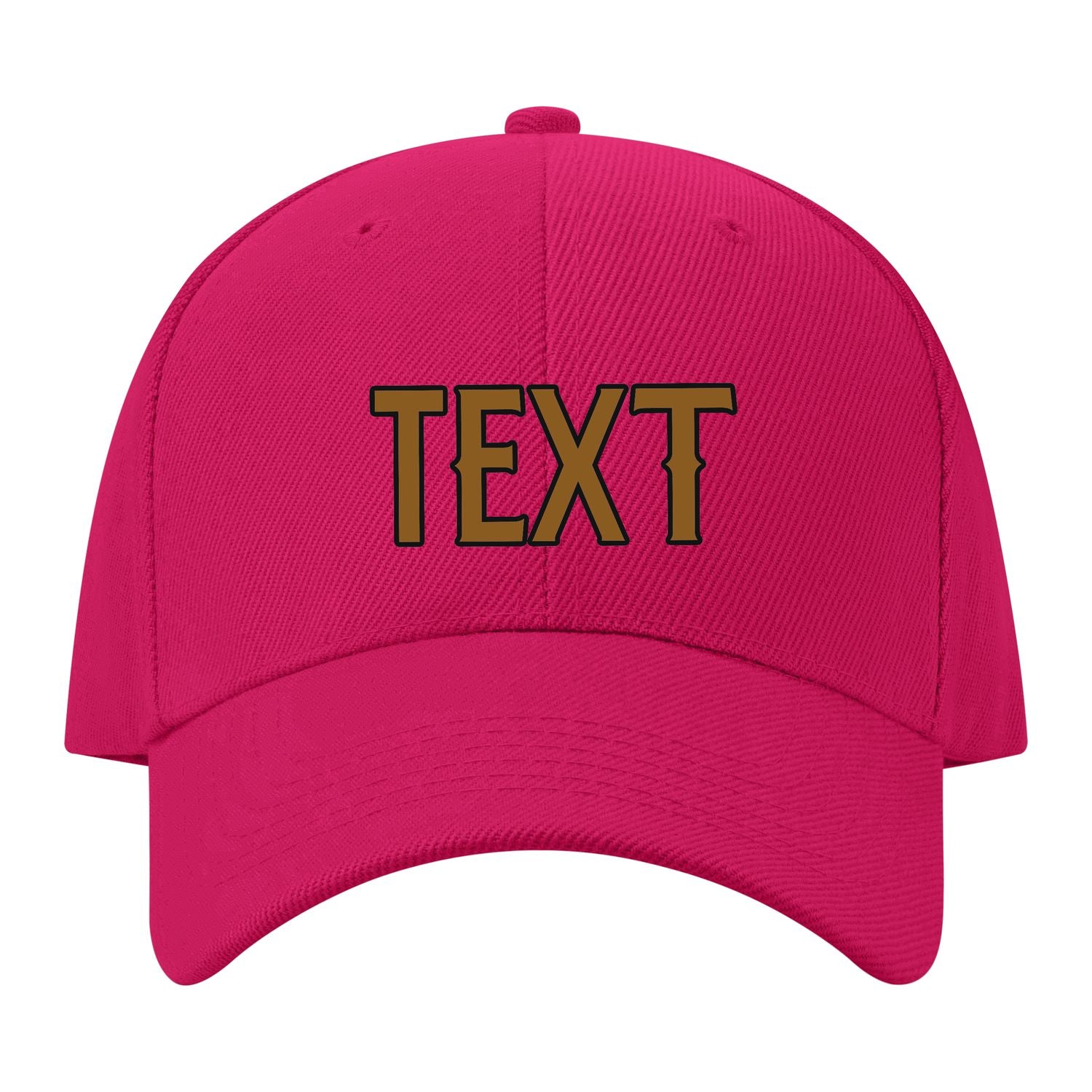 Custom Pink Dark Green Hat 10B21722