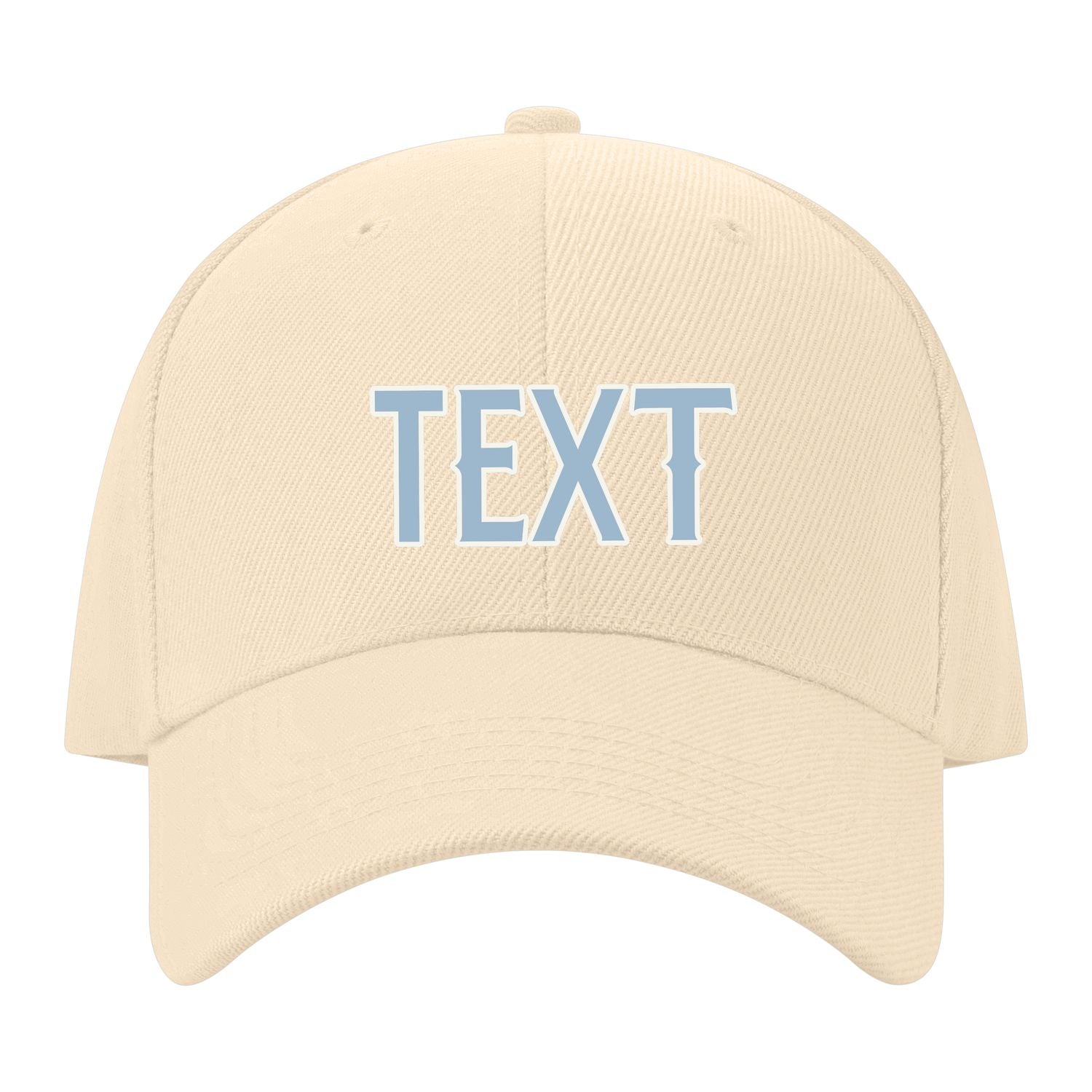 Custom Pale Peach Dark Grey Hat 11B21808