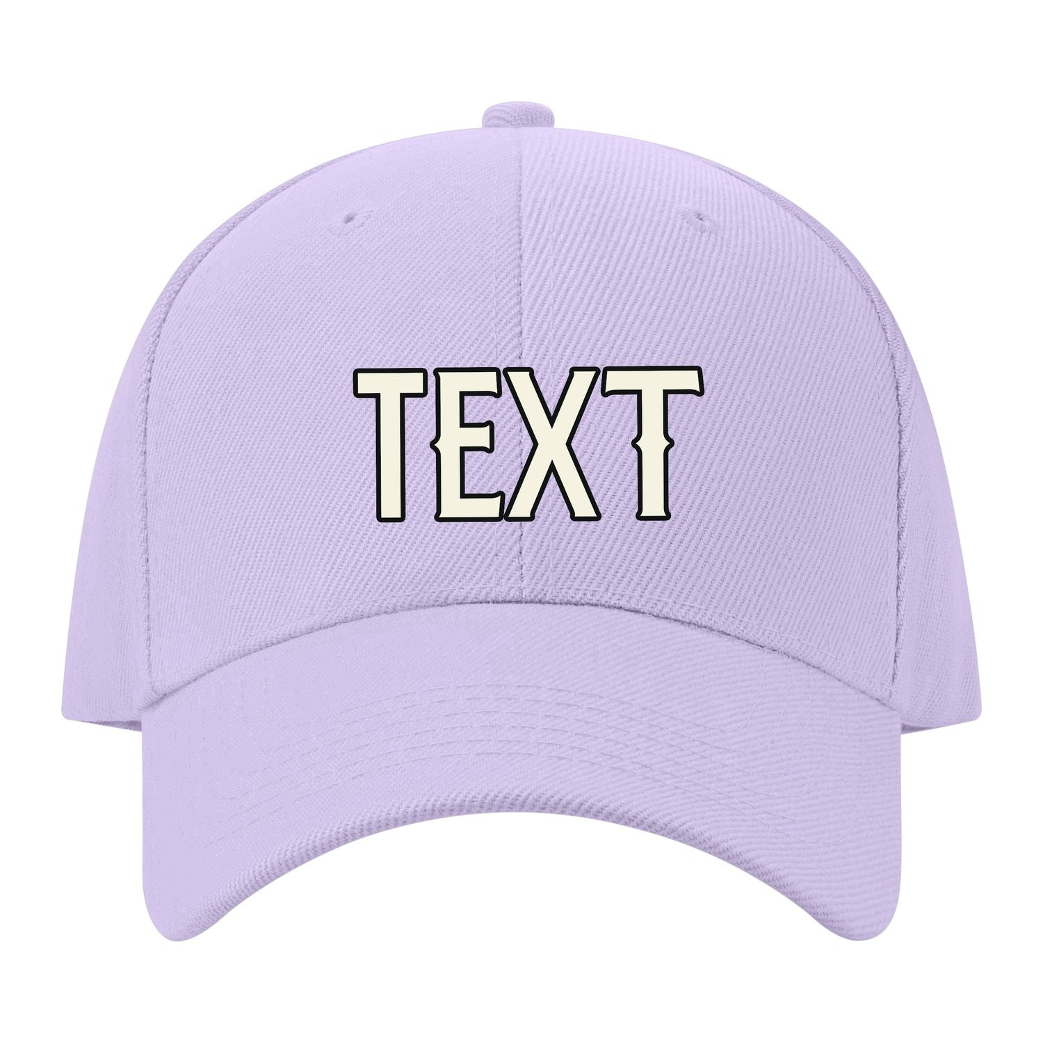 Custom Lavender Gray Light Purple Hat 12B21703