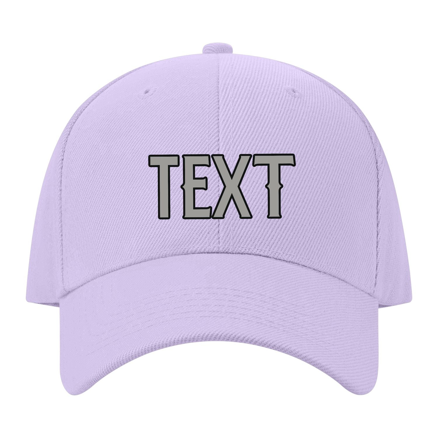 Custom Lavender Gray Light Green Hat 12B21704