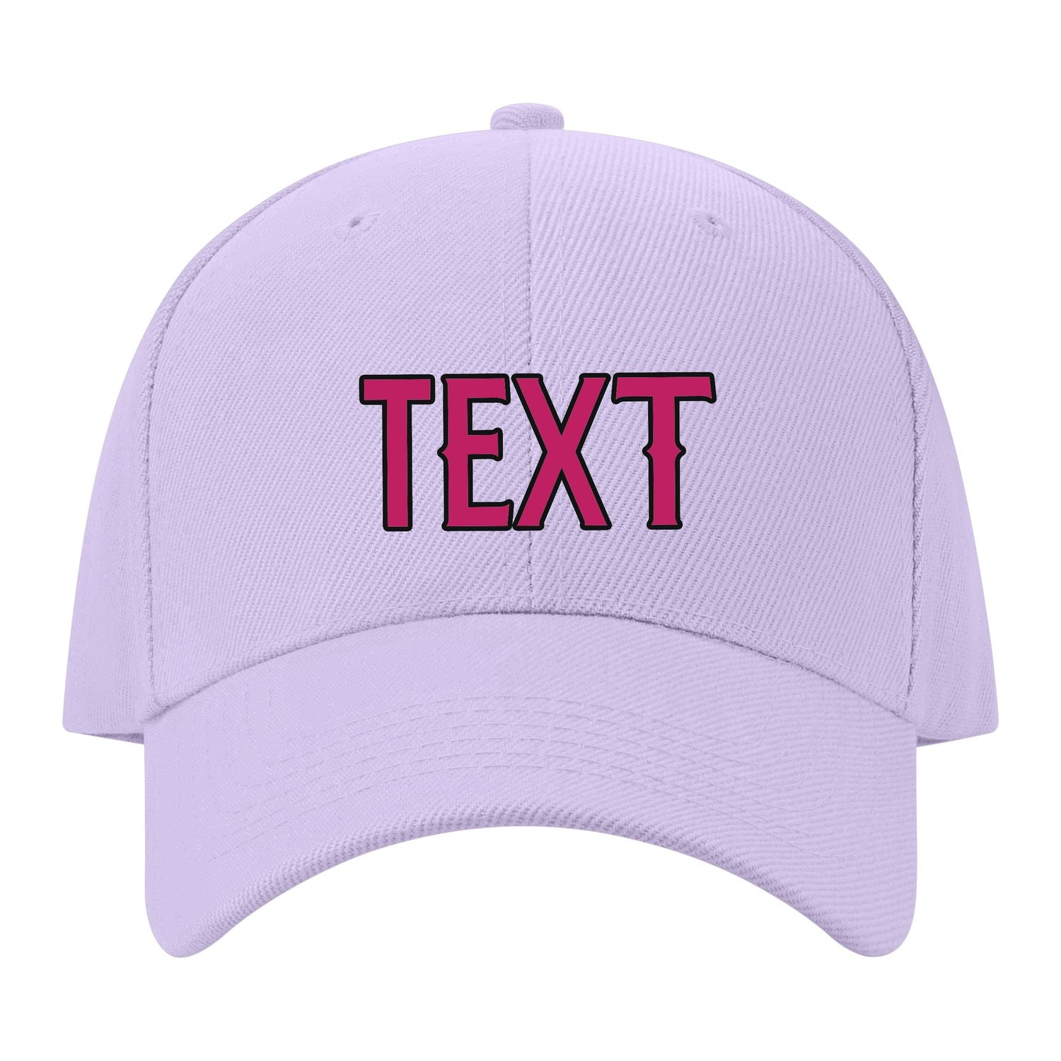 Custom Lavender Gray Light Pink Hat 12B21713