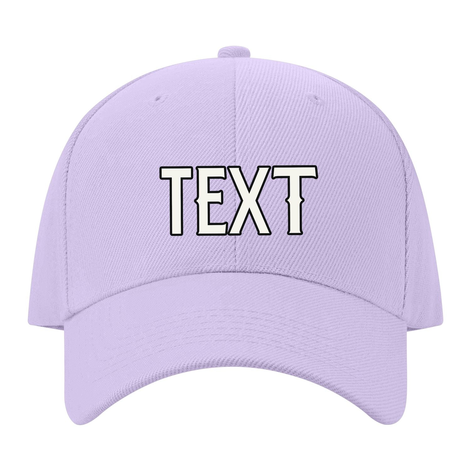 Custom Lavender Gray Pale Ice Blue Hat 12B21718