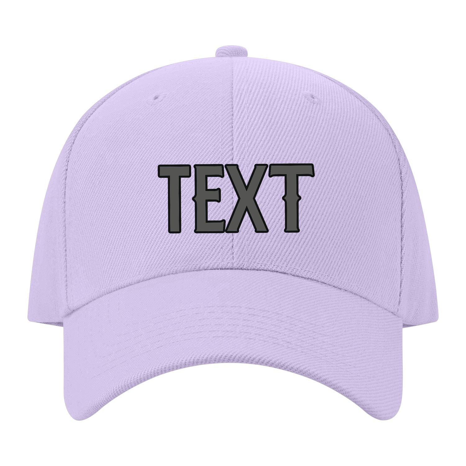 Custom Lavender Gray Orange Hat 12B21720