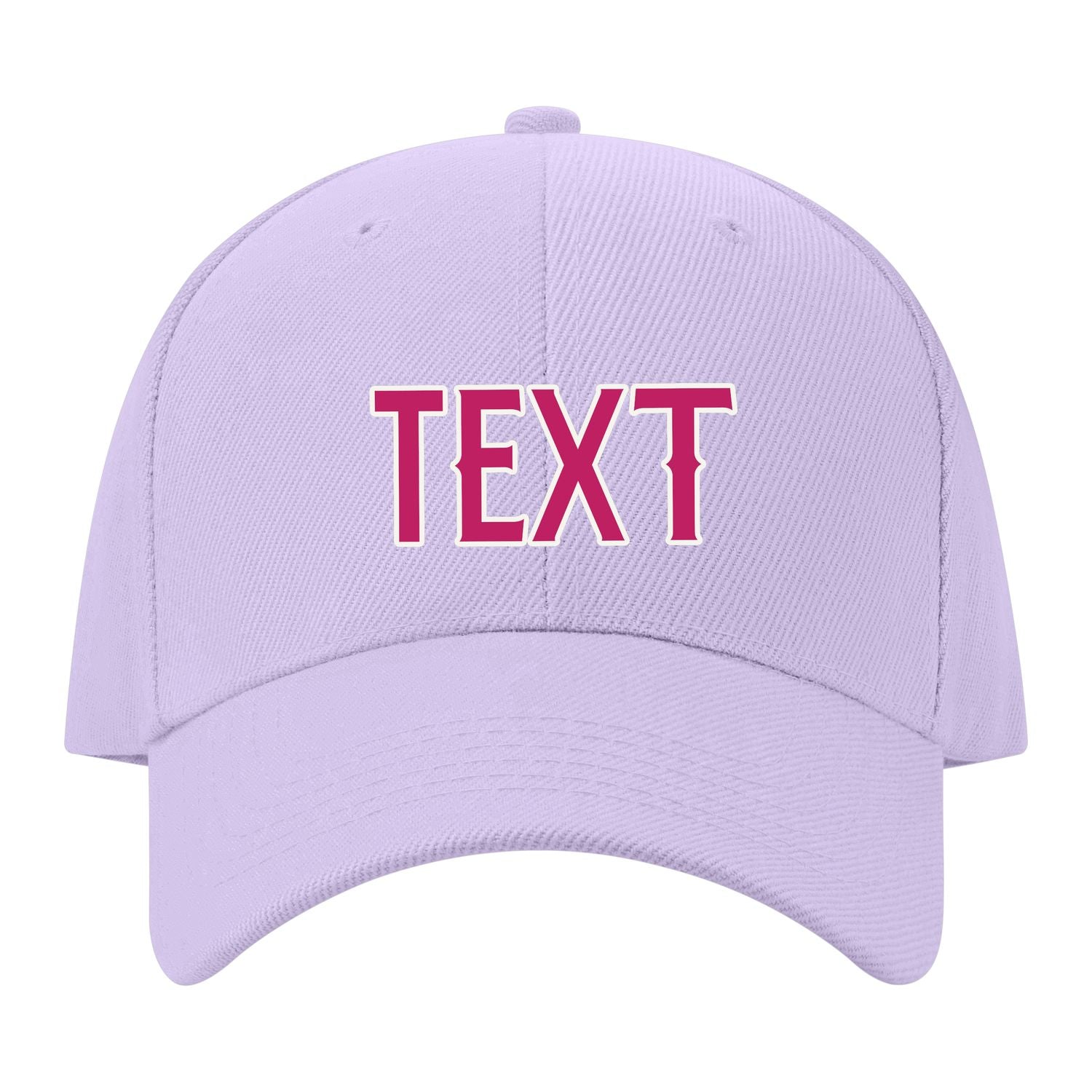 Custom Lavender Gray Light Pink Hat 12B21813