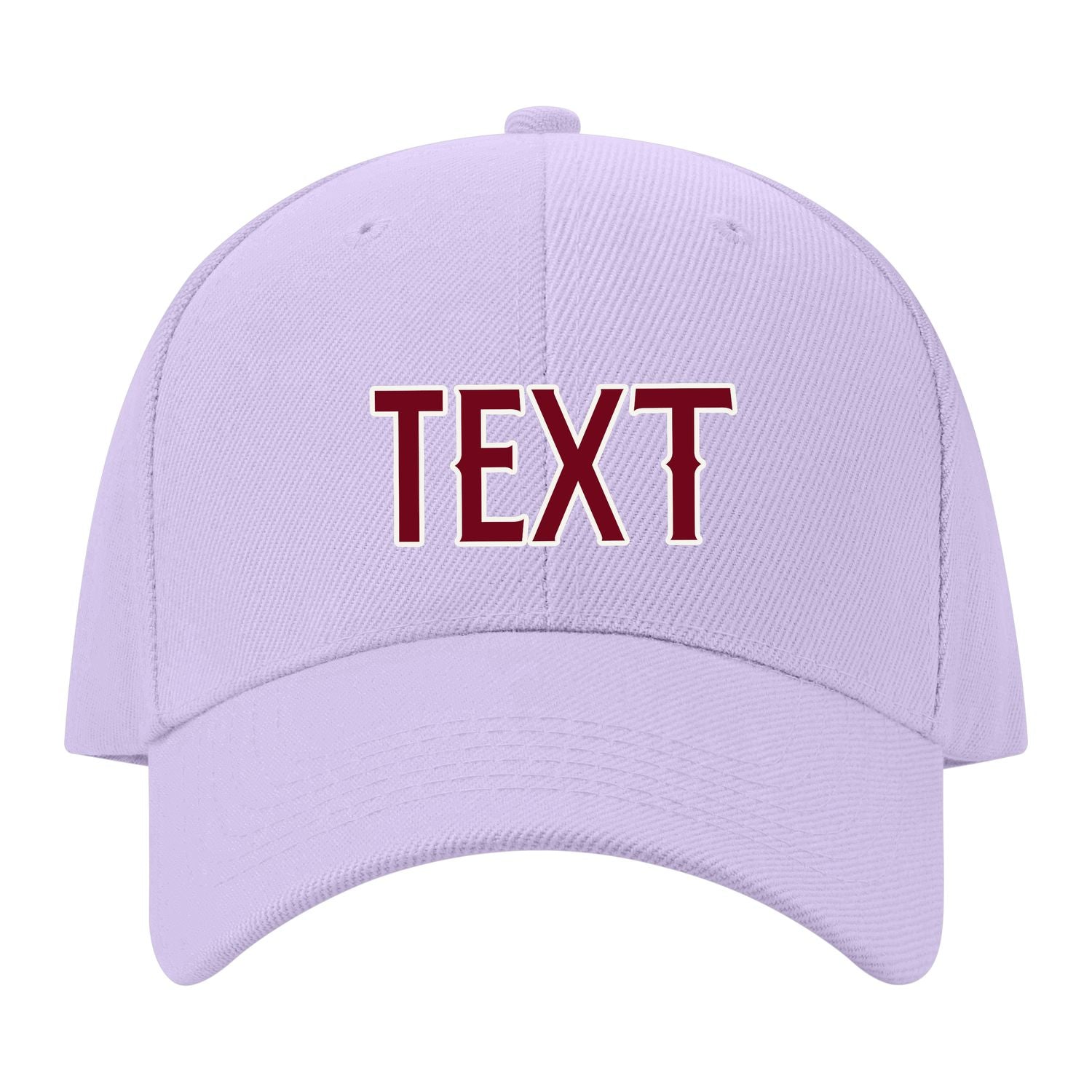 Custom Lavender Gray Khaki Hat 12B21815