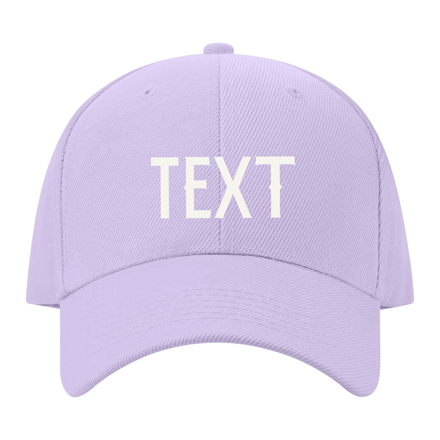Custom Lavender Gray Pale Ice Blue Hat 12B21818