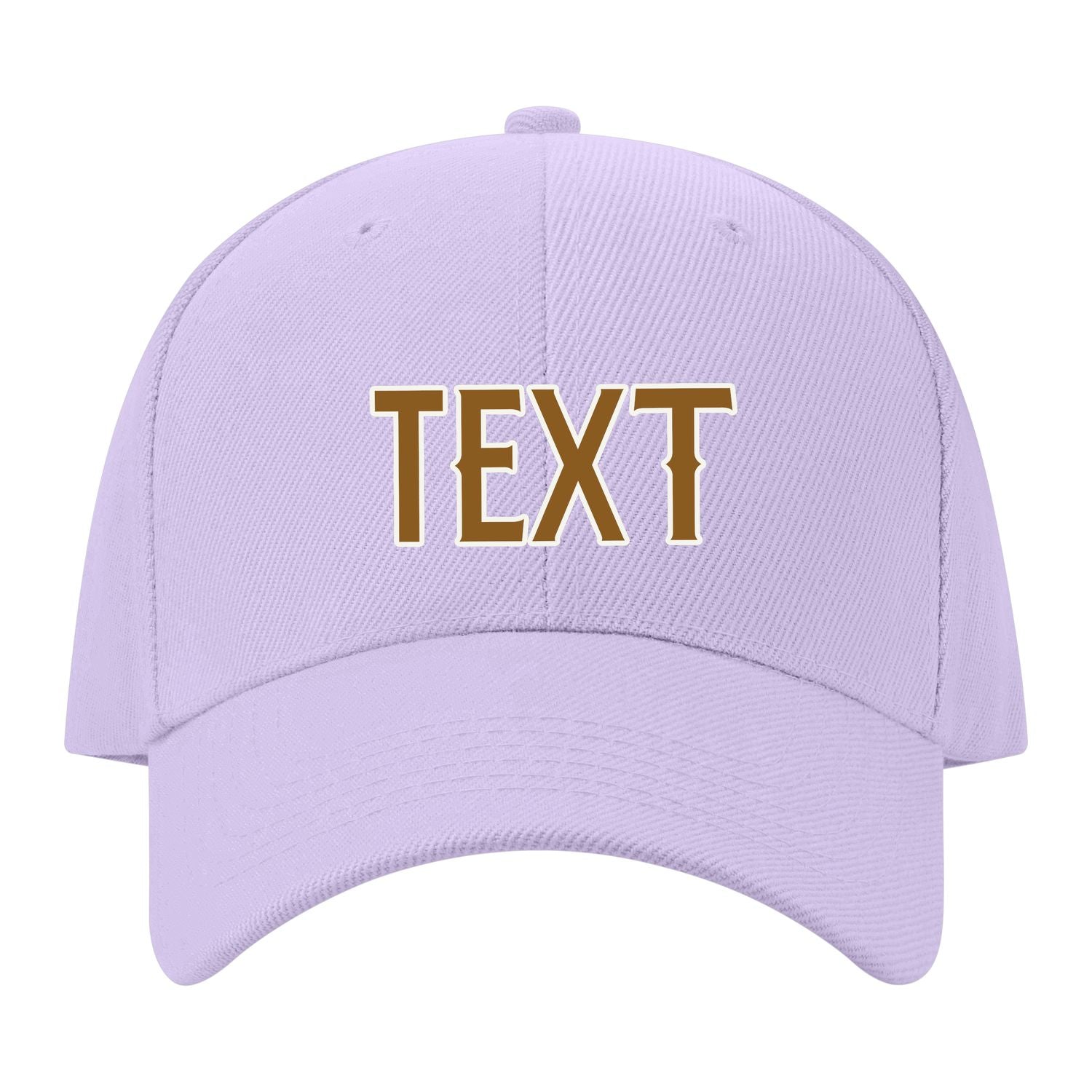Custom Lavender Gray Dark Green Hat 12B21822