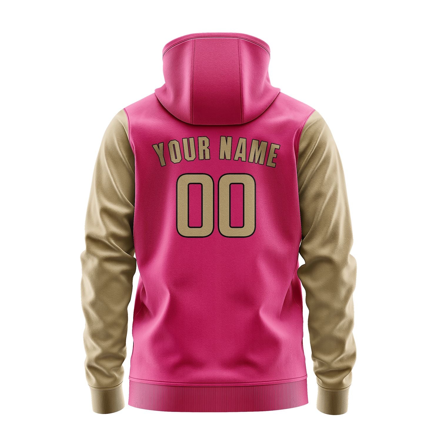 Custom Pink Light Khaki Hoodie 1313252513B31725