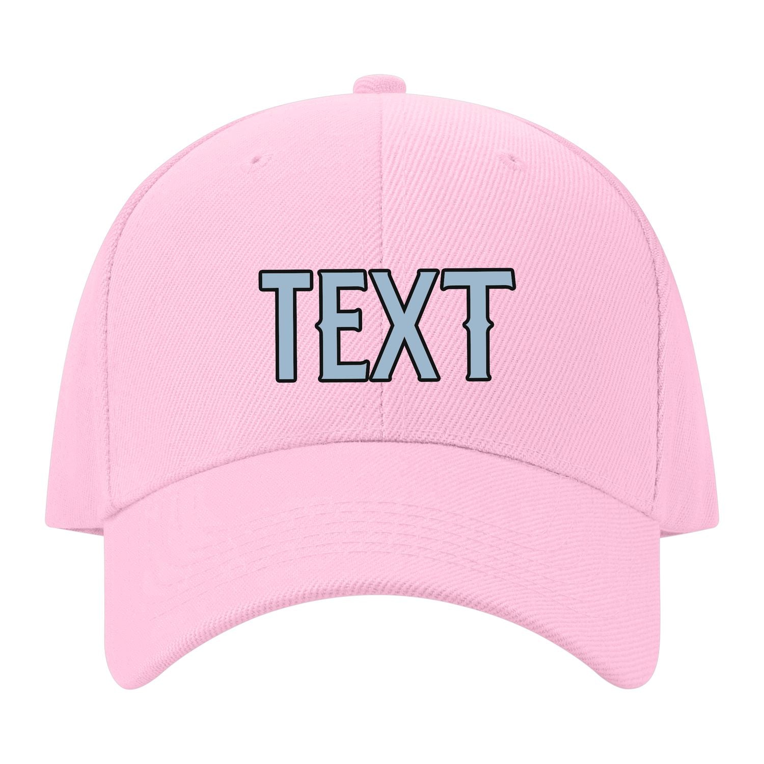 Custom Light Pink Dark Grey Hat 13B21708
