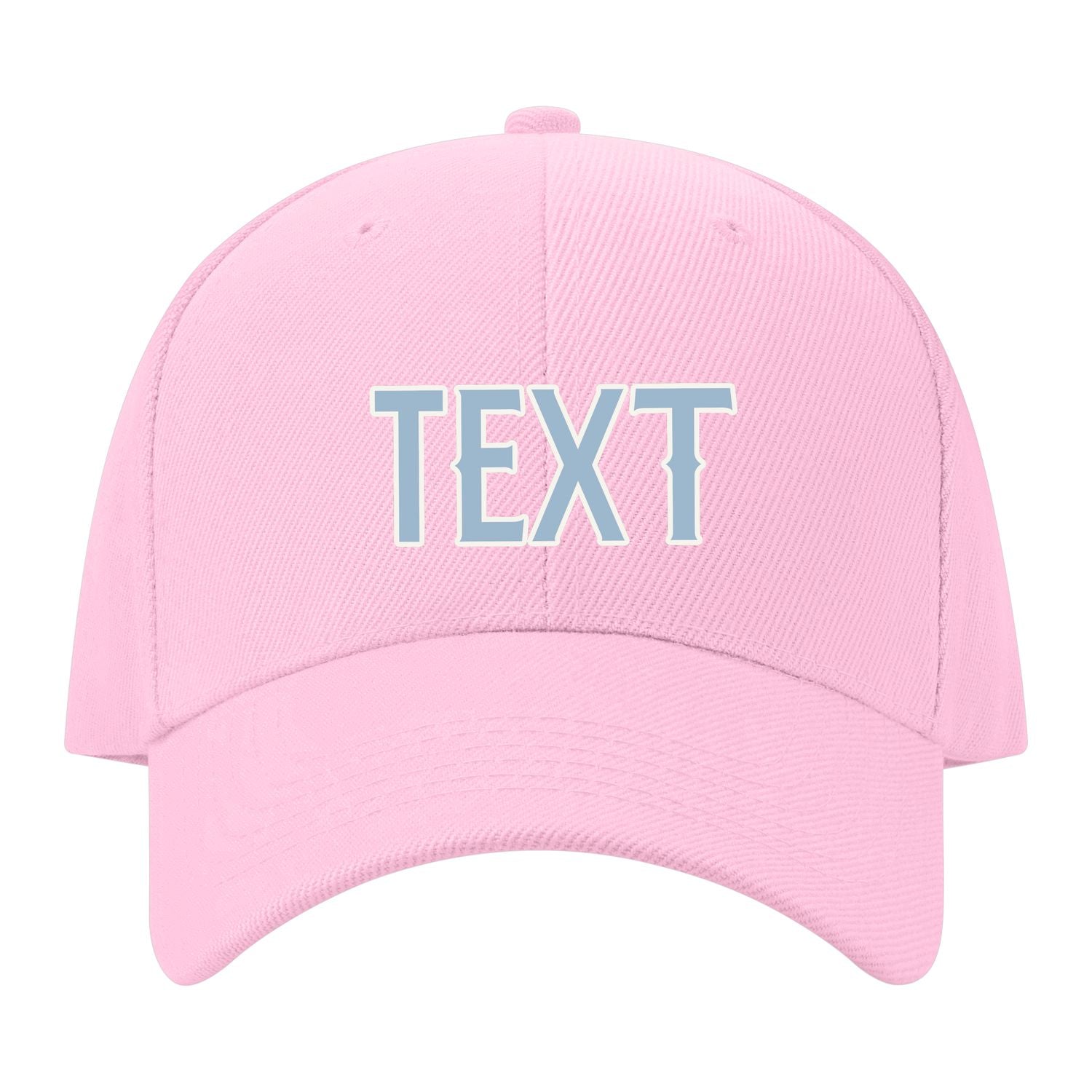 Custom Light Pink Dark Grey Hat 13B21808