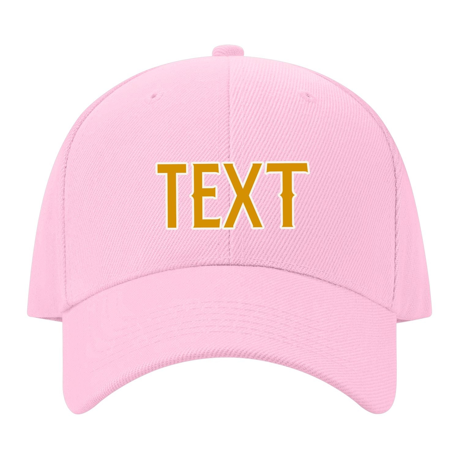Custom Light Pink Sky Blue Hat 13B21819