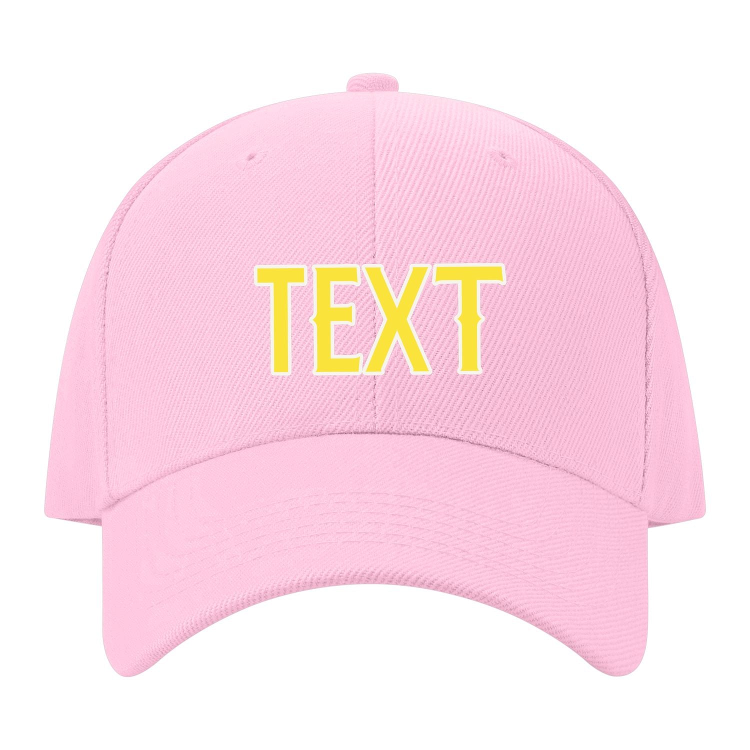 Custom Light Pink Light Coral Red Hat 13B21826