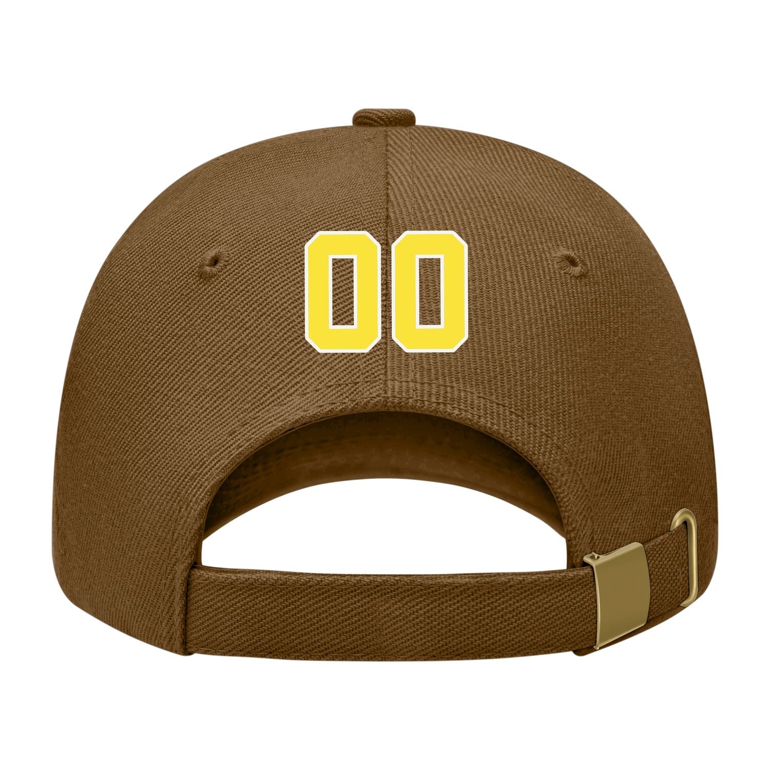 Custom Khaki Light Coral Red Hat 15B21826