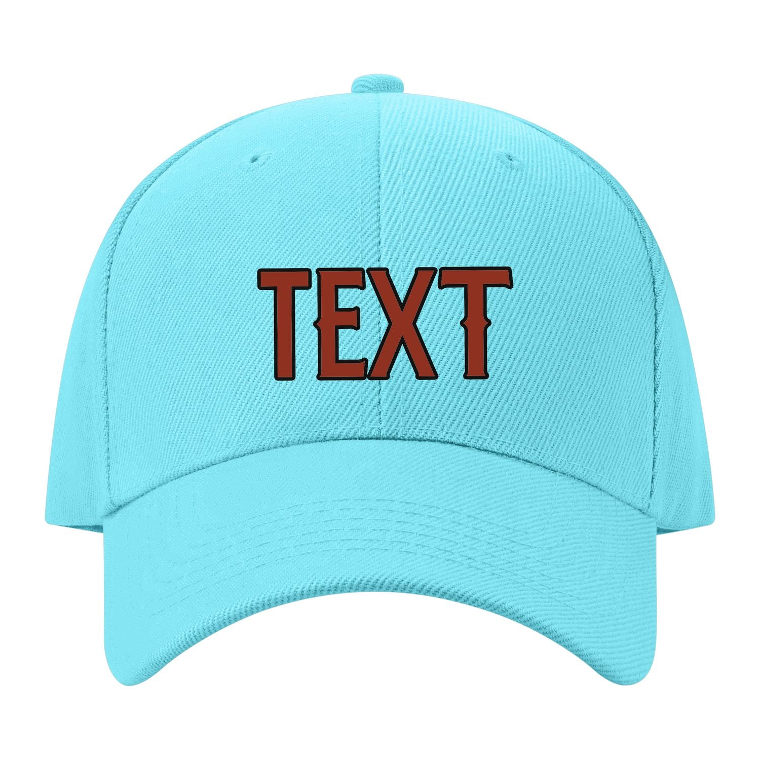 Custom Pale Ice Blue Copper Hat 18B21716