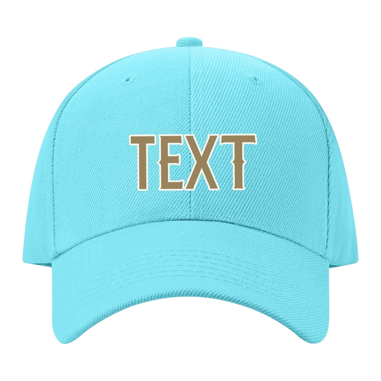 Custom Pale Ice Blue Goldenrod Hat 18B21825