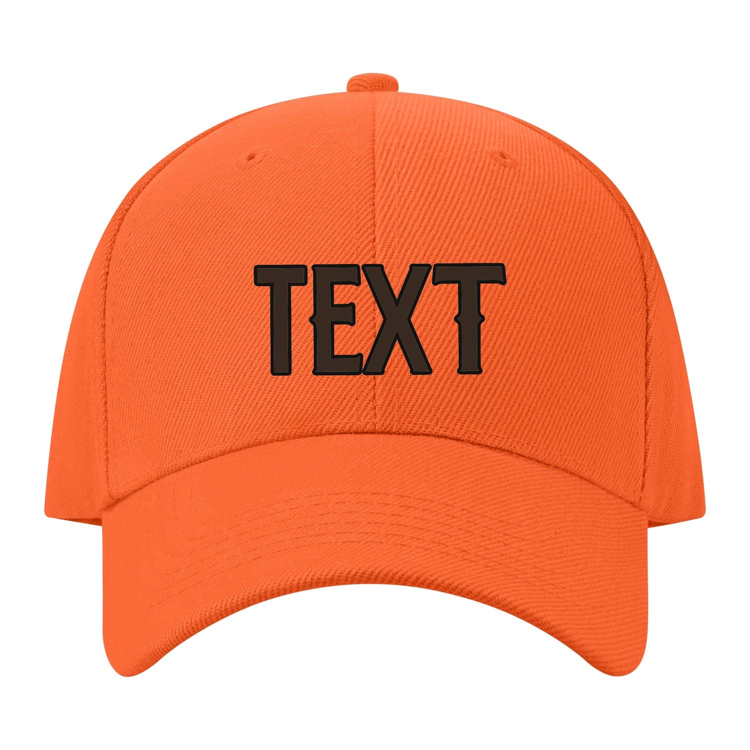 Custom Orange Black Hat 20B21701