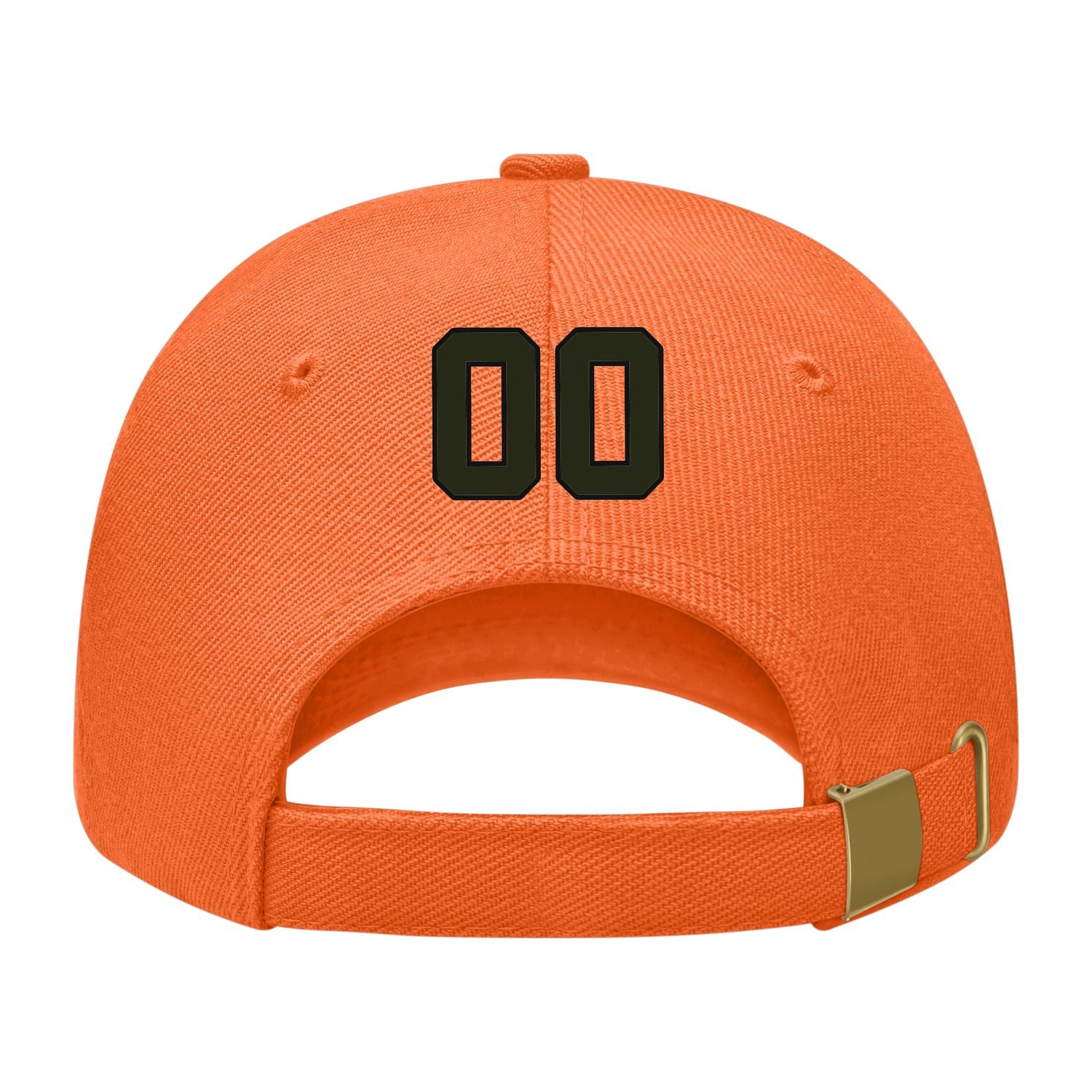 Custom Orange White Hat 20B21702