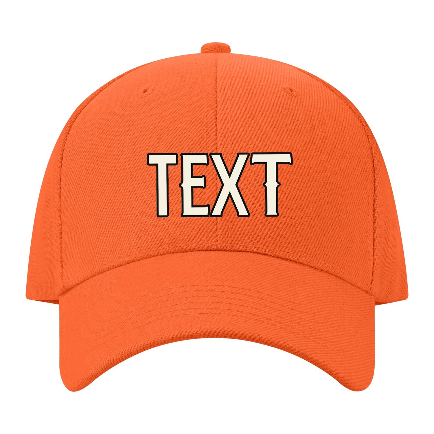 Custom Orange Light Purple Hat 20B21703