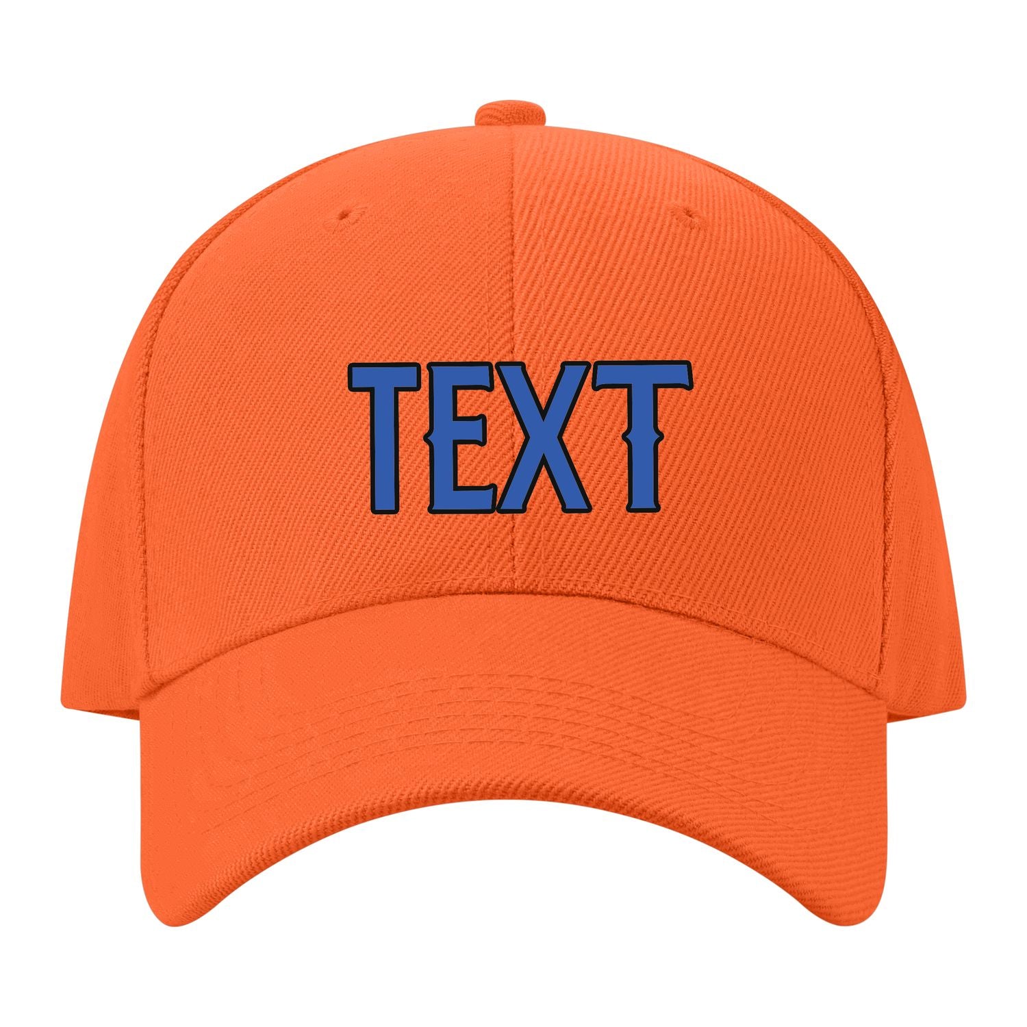 Custom Orange Navy Hat 20B21709