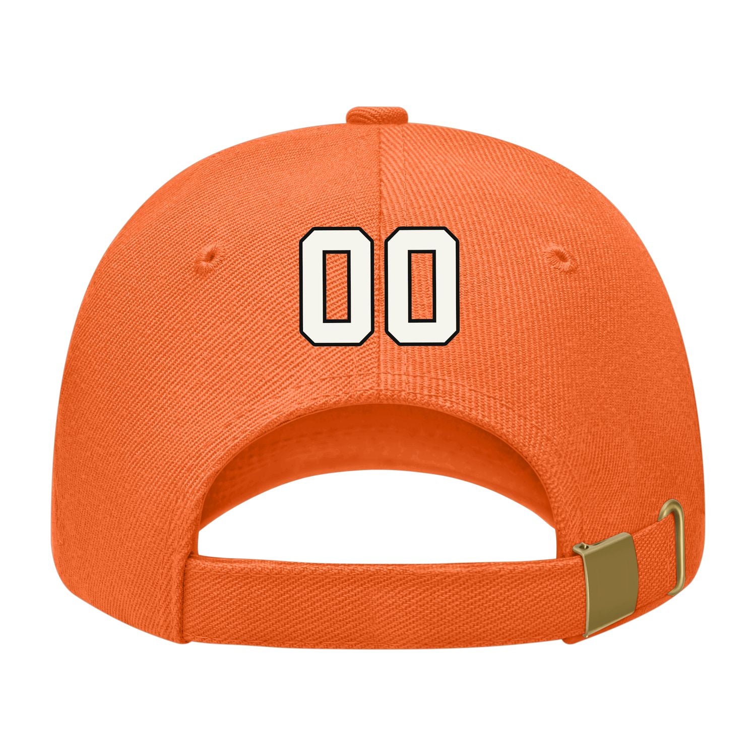 Custom Orange Pale Ice Blue Hat 20B21718