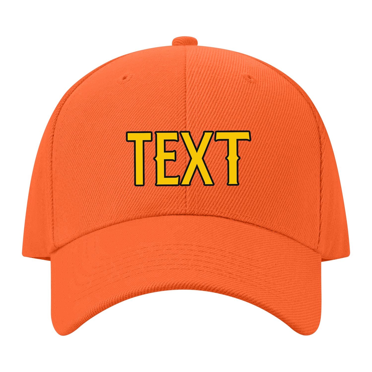 Custom Orange Peach Powder Hat 20B21730