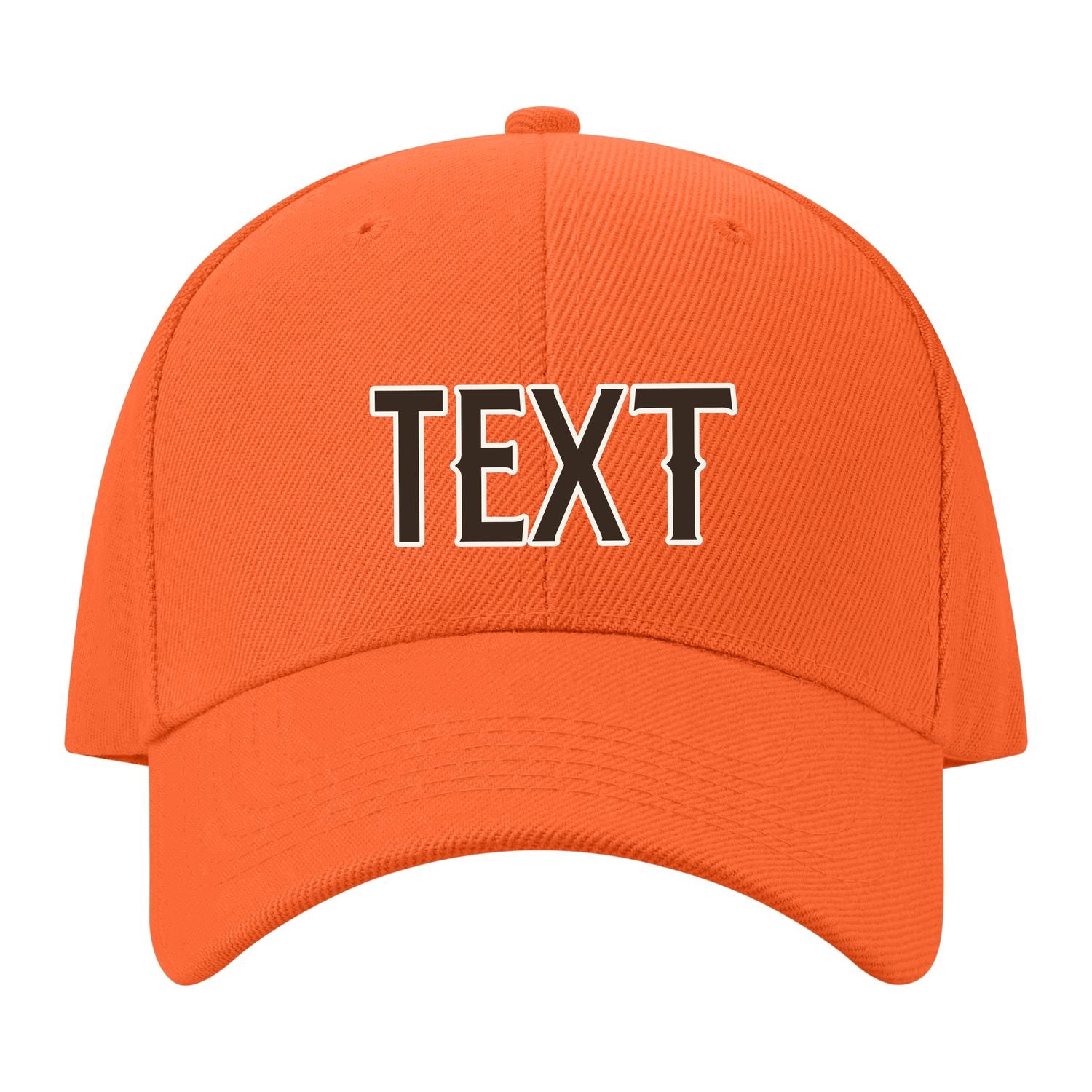 Custom Orange Black Hat 20B21801