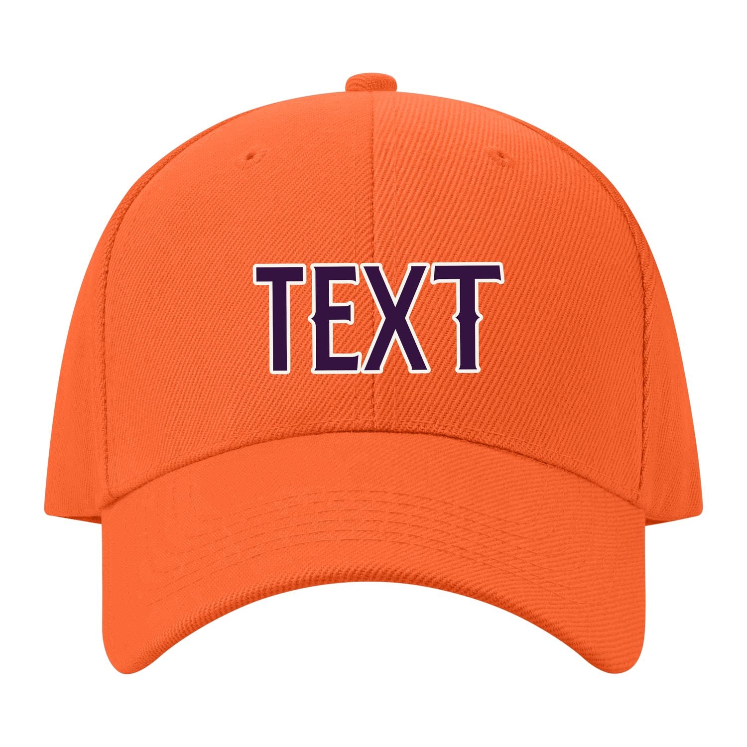 Custom Orange Gray Hat 20B21807