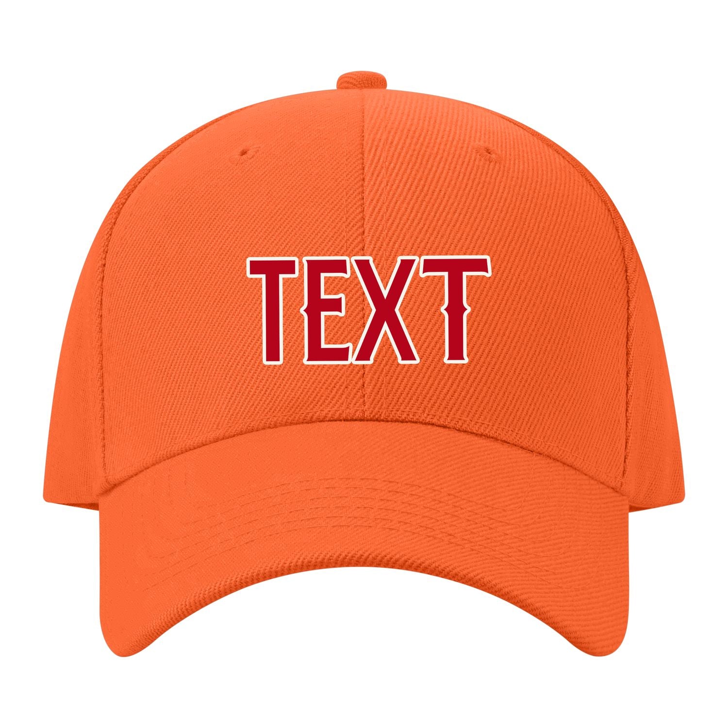 Custom Orange Crimson Red Hat 20B21814