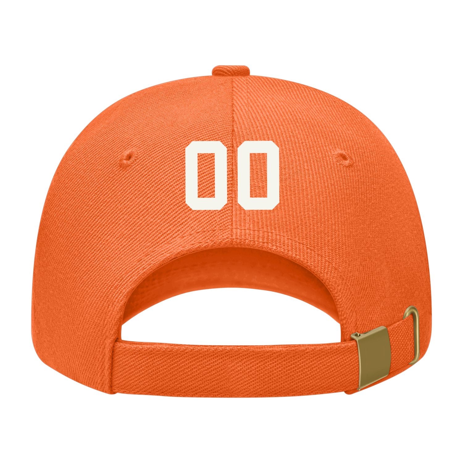Custom Orange Pale Ice Blue Hat 20B21818