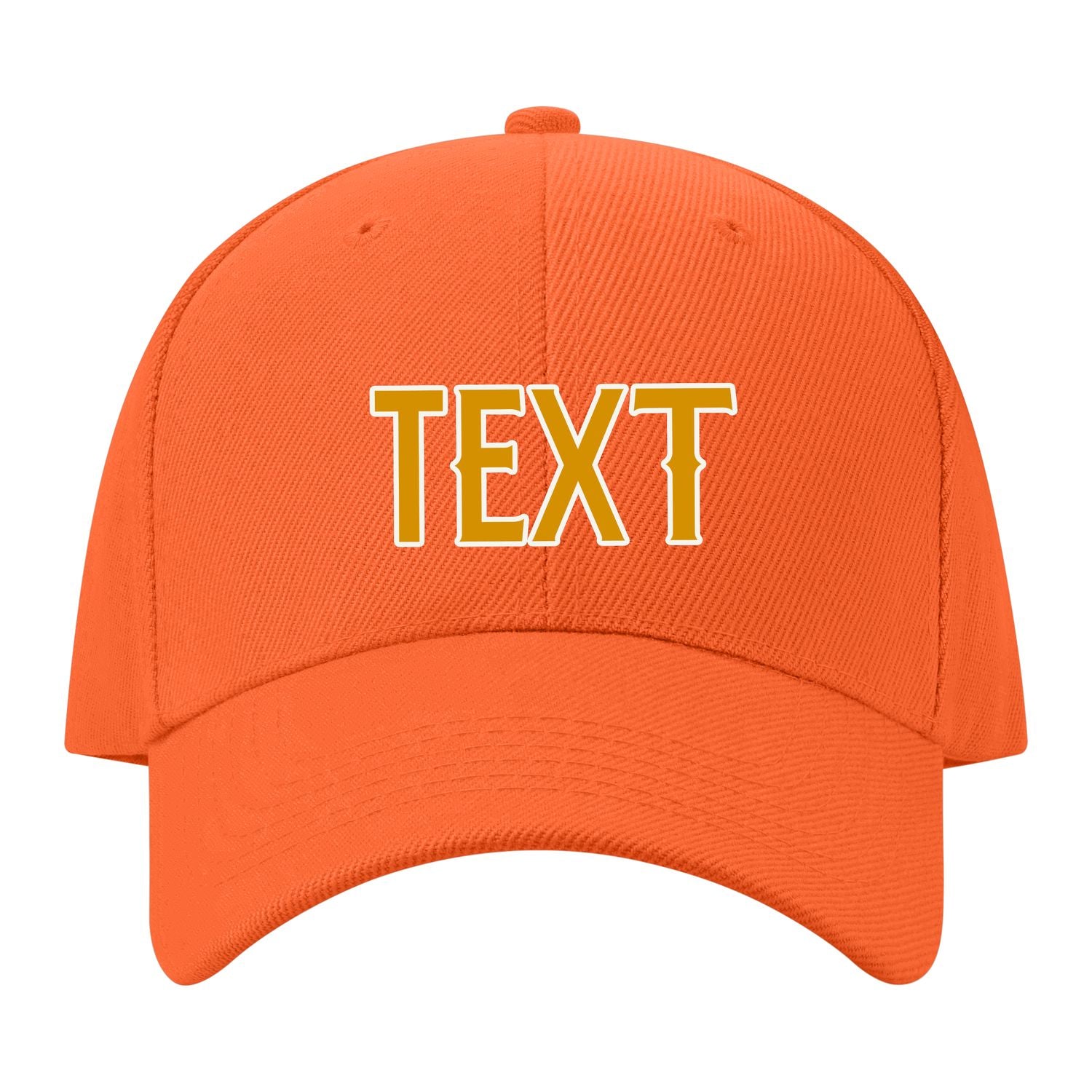 Custom Orange Sky Blue Hat 20B21819