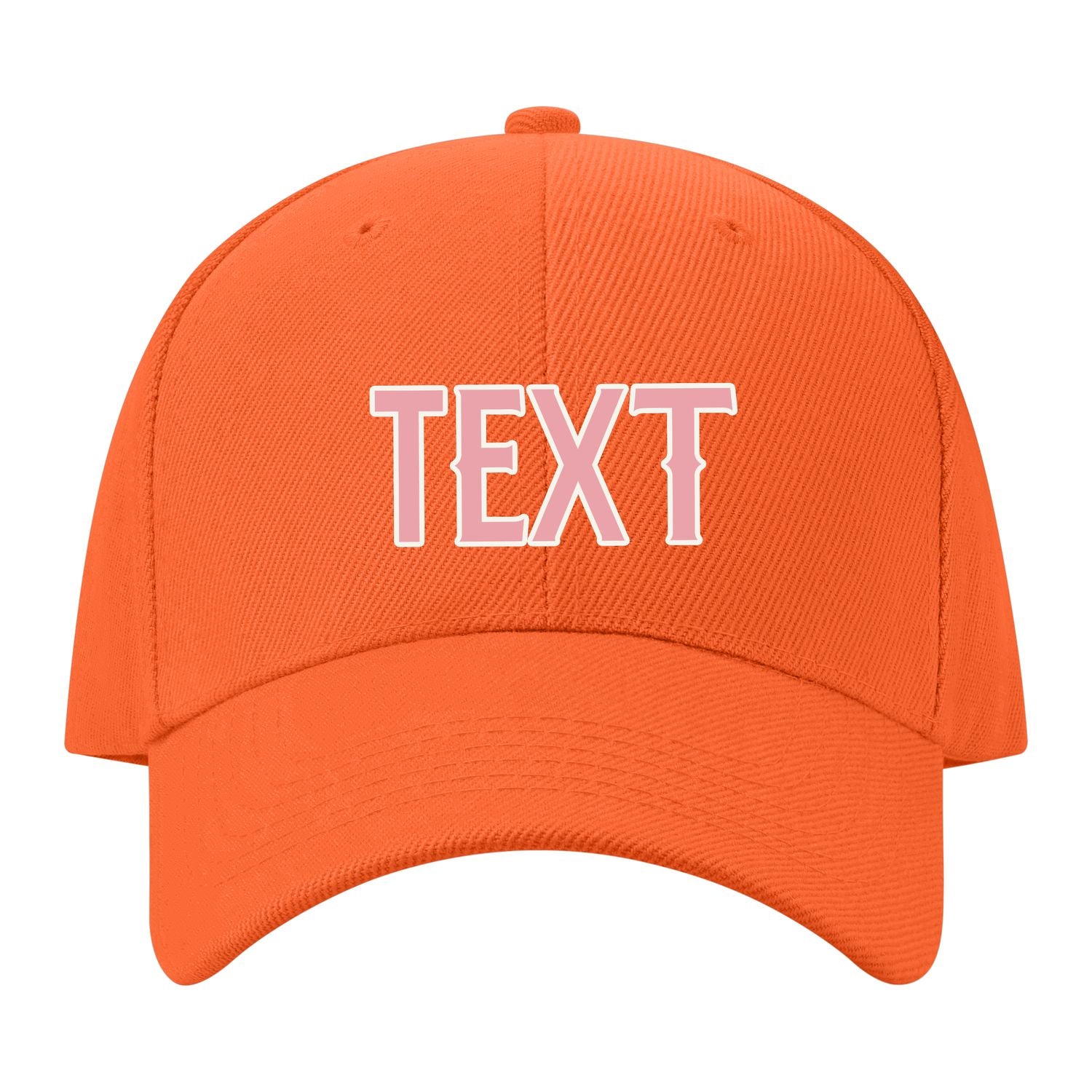 Custom Orange Light Emerald Green Hat 20B21821