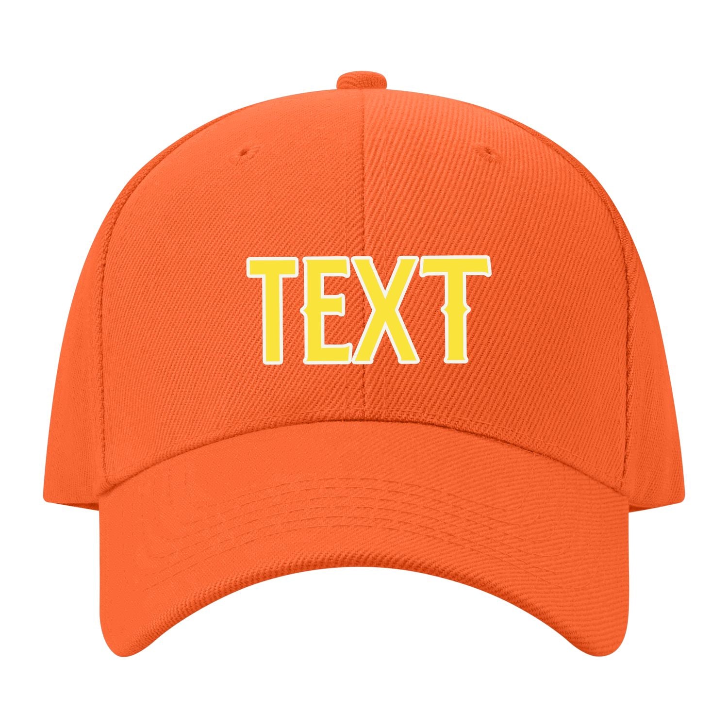 Custom Orange Light Coral Red Hat 20B21826