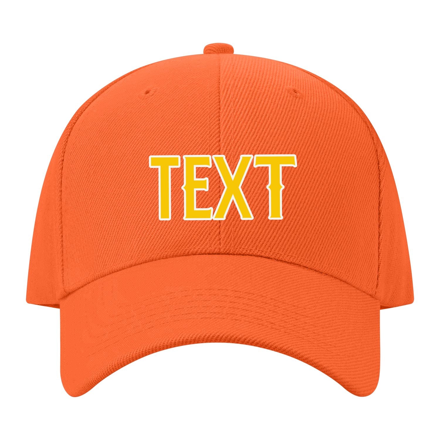 Custom Orange Peach Powder Hat 20B21830