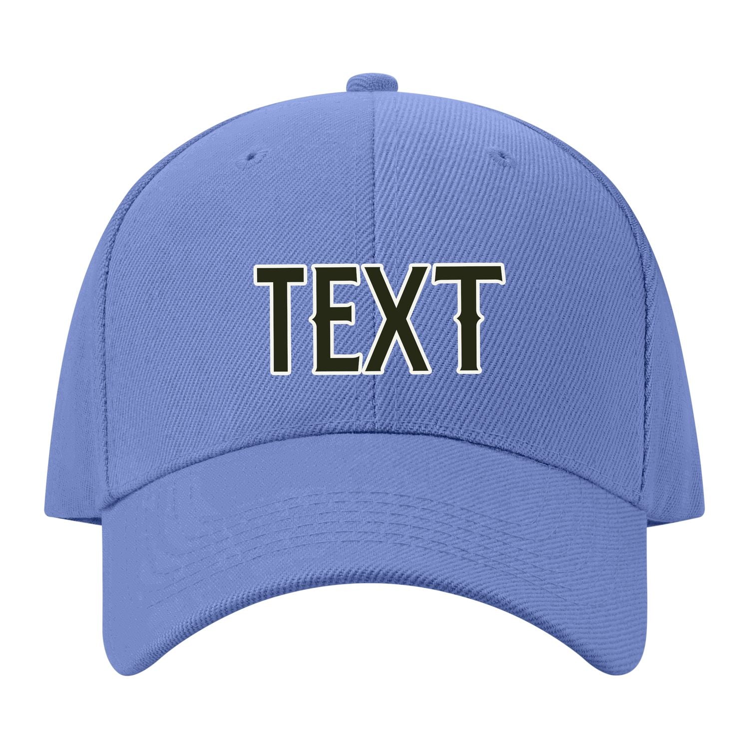 Custom Light Emerald Green White Hat 21B21802